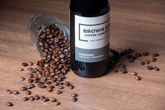 Brown Rush Coffee - Bazooka, 1000 ml, Dark Roast 100% Robusta | Cold brew Concentrate,