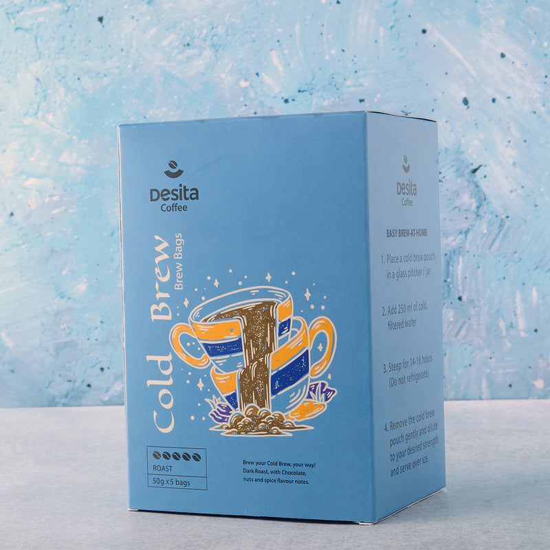 Desita, Cold Brew Bags, 5 pouches, 250g